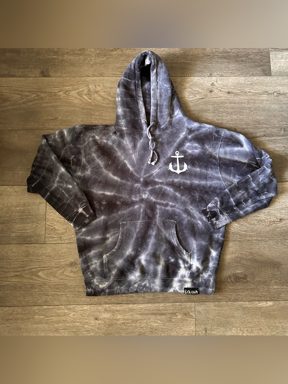 Pink Dolphin Legendary Vintage Goods Tie-Dye Pullover Hoodie Size Large